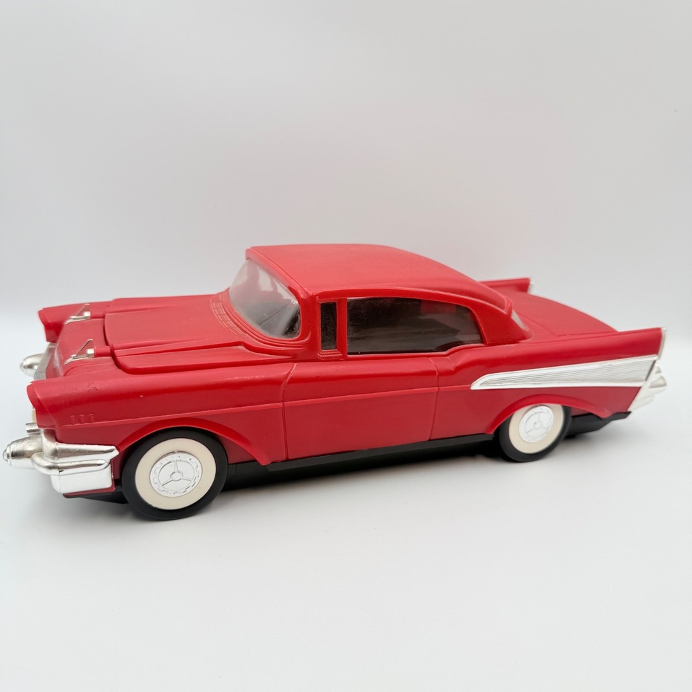 Vintage 1957 Chevrolet Bel Air Red VHS Rewinder GM Licensed - Tested/Working